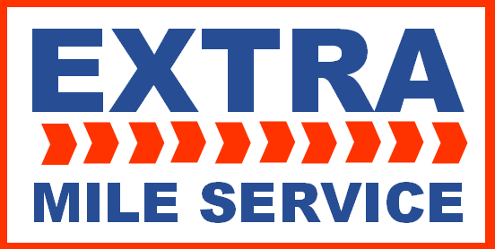 Extra Mile Service Logo Extra Mile Service Logo