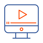 Computer Icon Blue K12 Help Desk