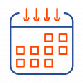 Calendar Blue Calendar Icon