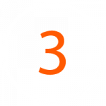 Circle With Three Icon White Circle With Three Icon White
