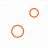 gears icon white and orange gears icon white and orange