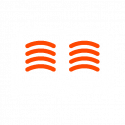 book white and orange icon book white and orange icon