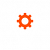 innovative white and orange icon innovative white and orange icon