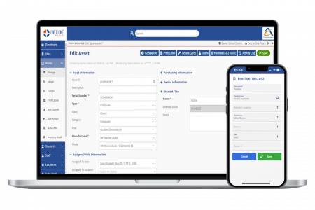 asset management tab stack K-12 chromebook managment software