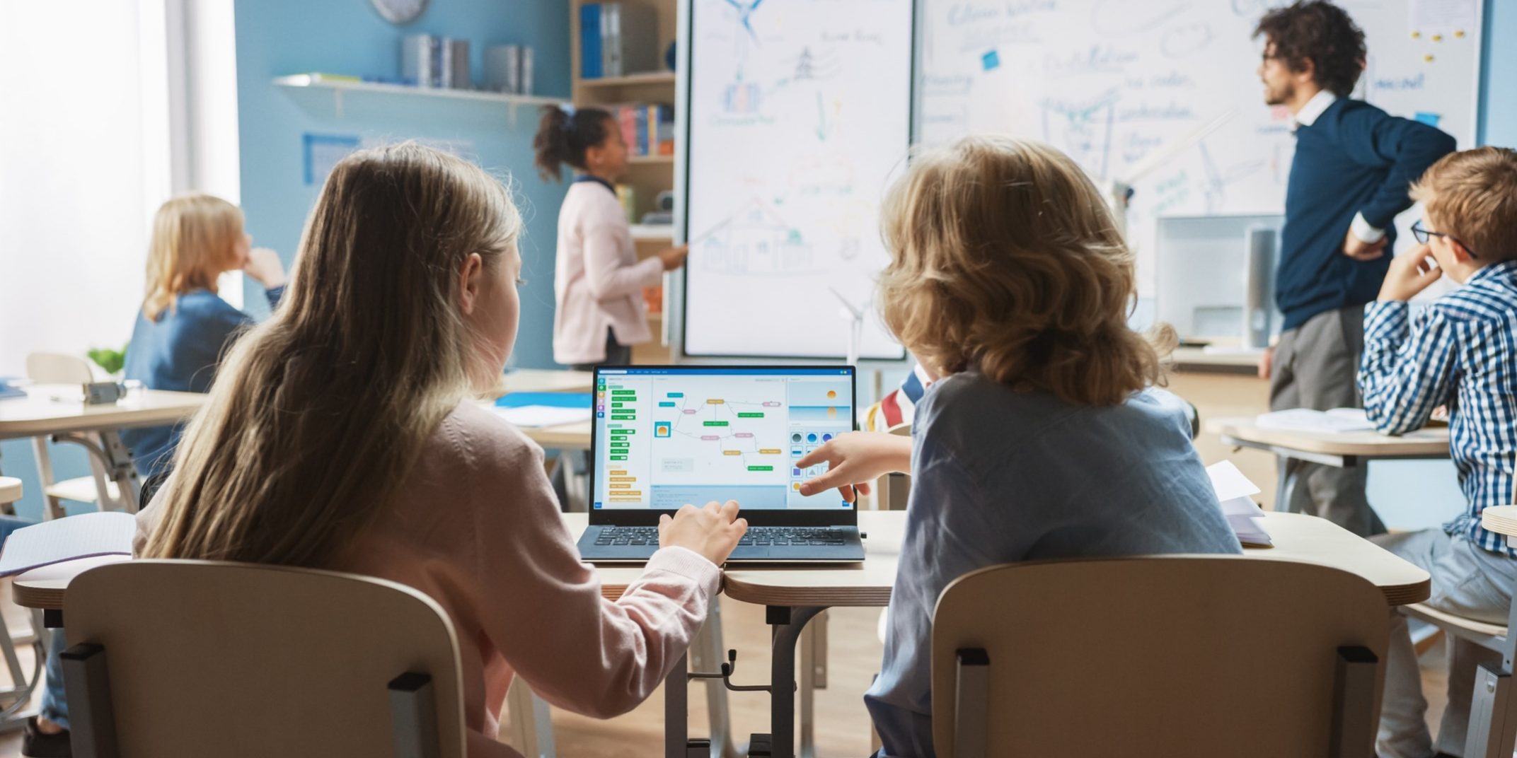 students sharing a chromebook chromebook management