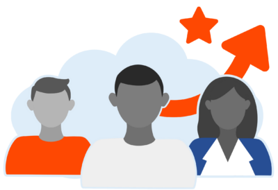 Graphic 3 People Arrow Careers